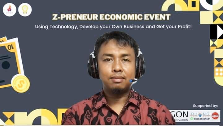 Seminar Nasional Kewirausahaan Z-PRENEUR ECONOMIC EVENT 2021 oleh Kemenparekraf
