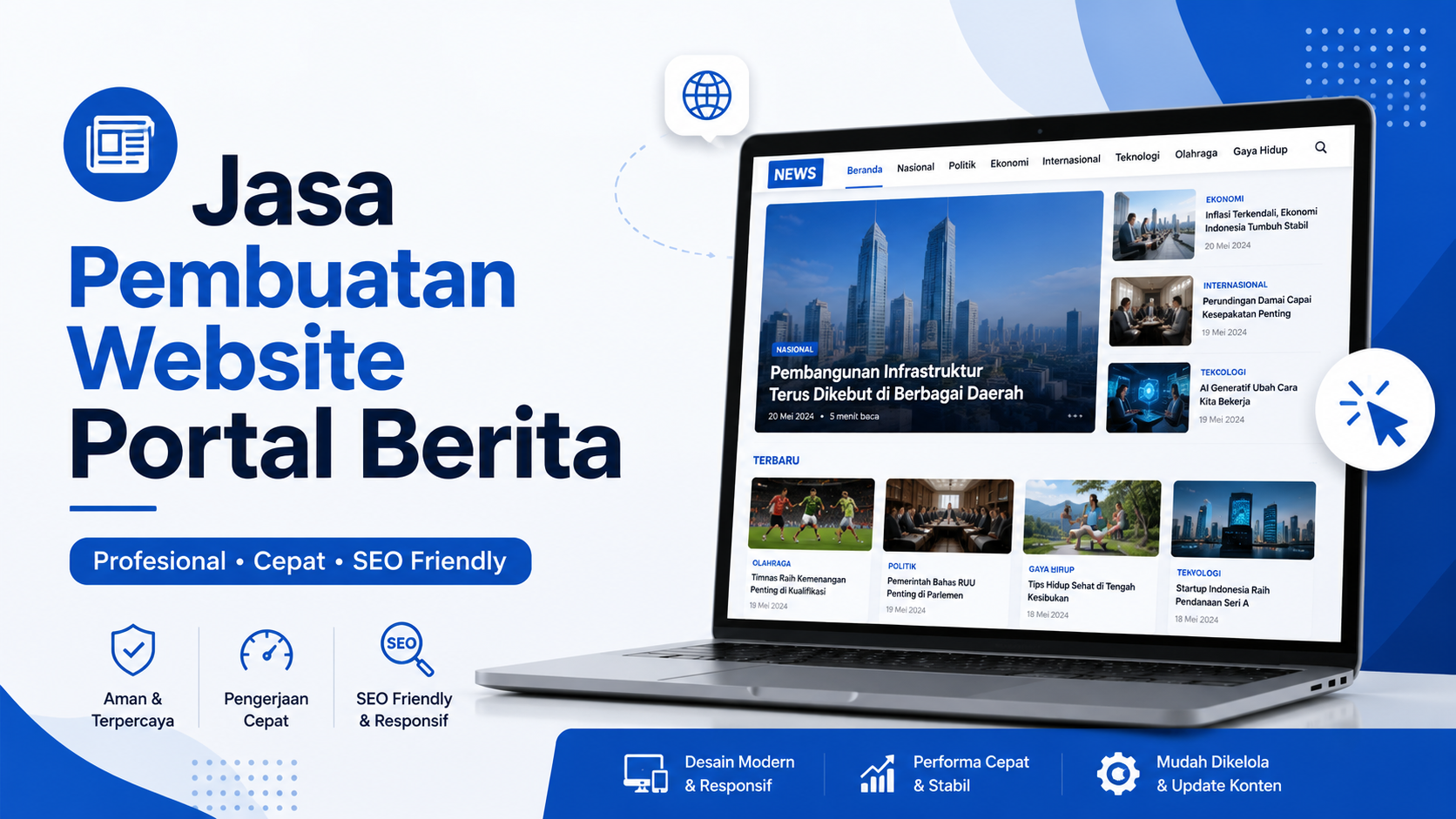 jasa pembuatan website berita profesional